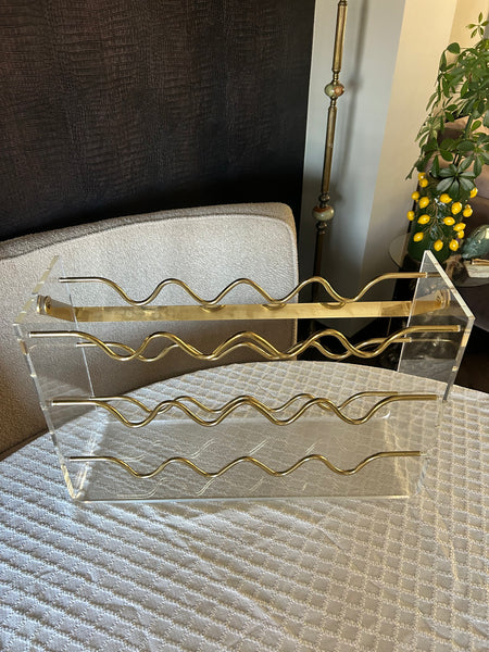 Wijnrek design David Lange vintage