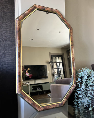 Spiegel floral octagon vintage