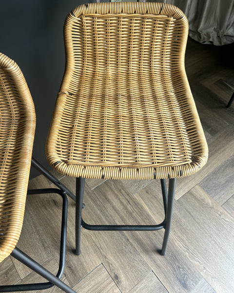 Barkrukken set Rohé Noordwolde '60s vintage