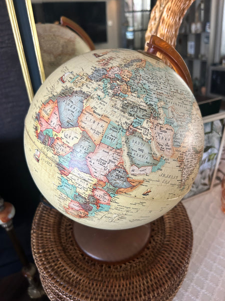 Wereldbol lamp Tecnoglobus Italy vintage