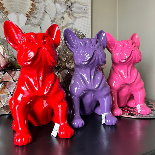 Beeld Franse Bulldog red Stoobz Design