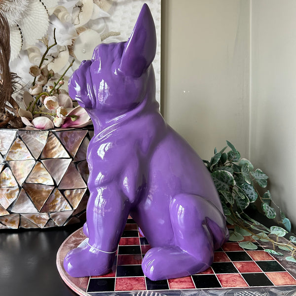 Beeld Franse Bulldog purple Stoobz Design