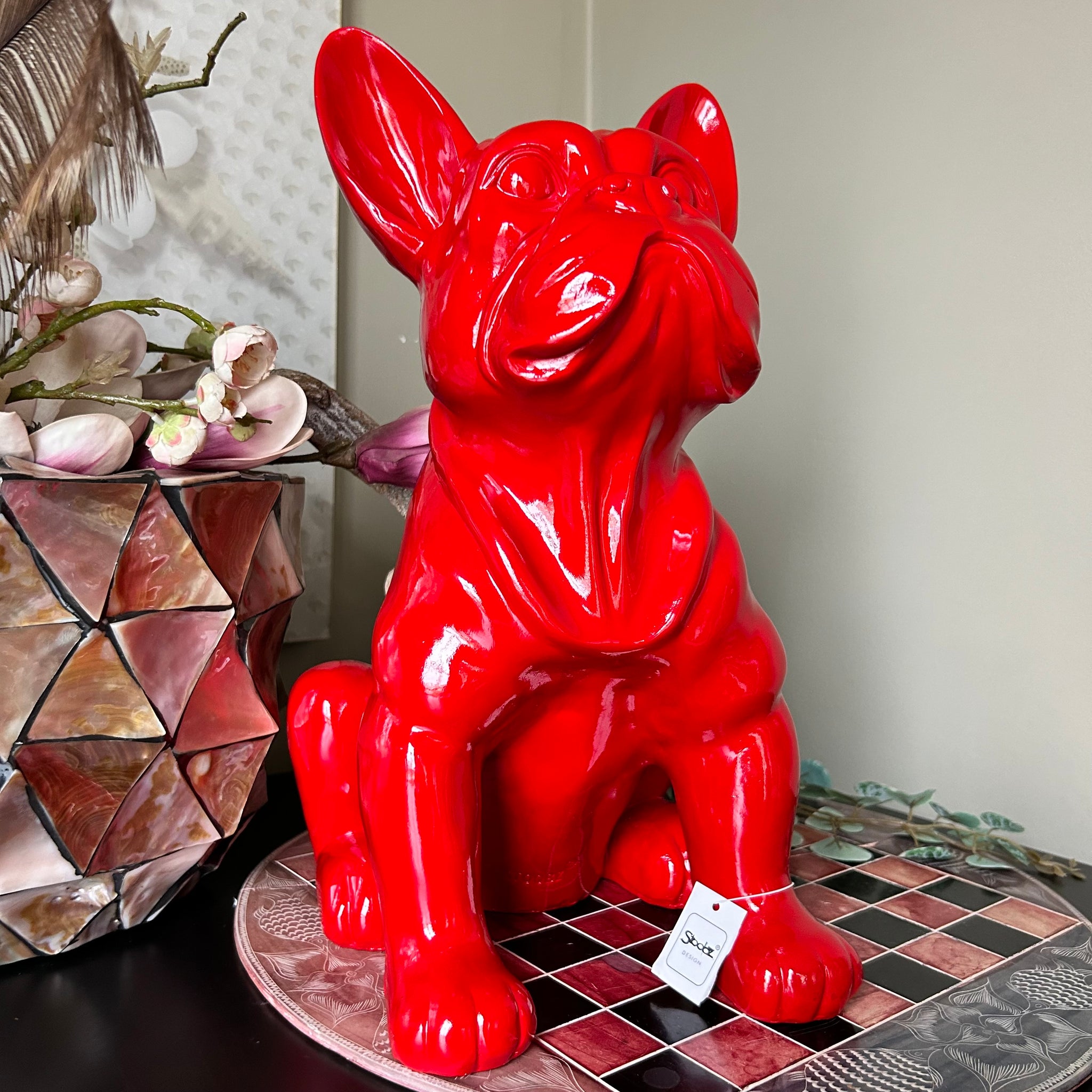 Beeld Franse Bulldog red Stoobz Design