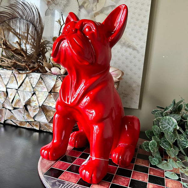 Beeld Franse Bulldog red Stoobz Design