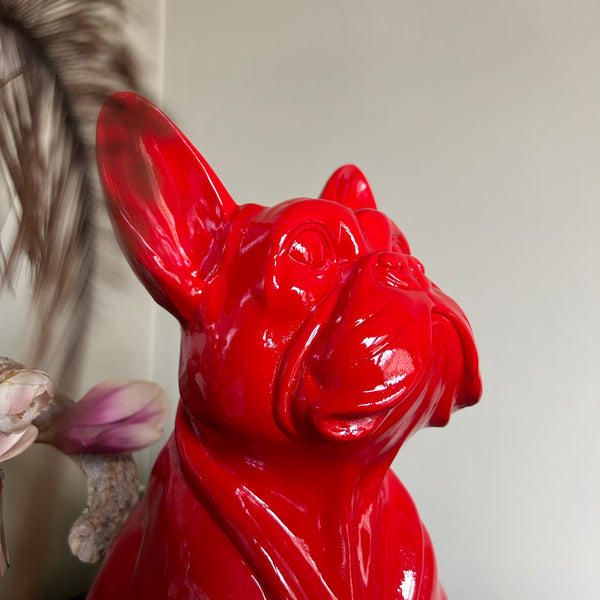 Beeld Franse Bulldog red Stoobz Design