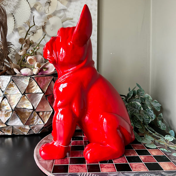 Beeld Franse Bulldog red Stoobz Design