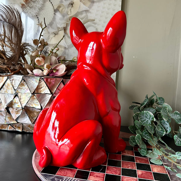 Beeld Franse Bulldog red Stoobz Design