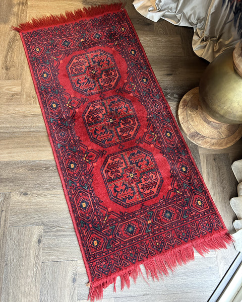 Vloerkleed loper persianlook red vintage