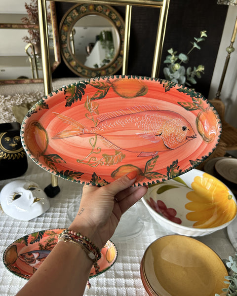 Schalen set fishy ARM Ceramica Italy vintage