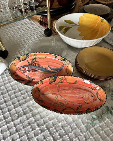 Schalen set fishy ARM Ceramica Italy vintage