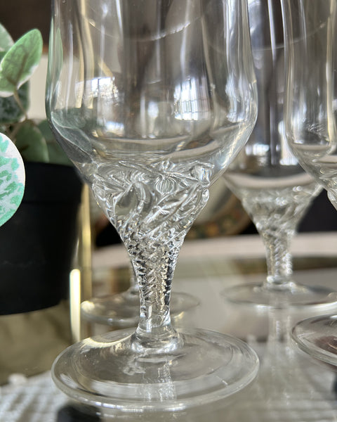 Longdrink set bohemia crystal vintage