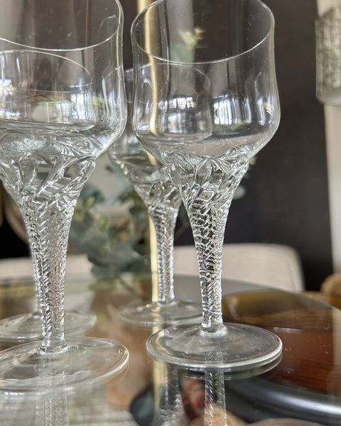 Likeurglazen set bohemia crystal vintage