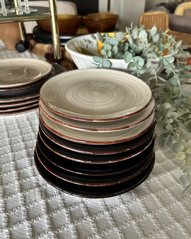 Ontbijtborden set Tavola vintage loft