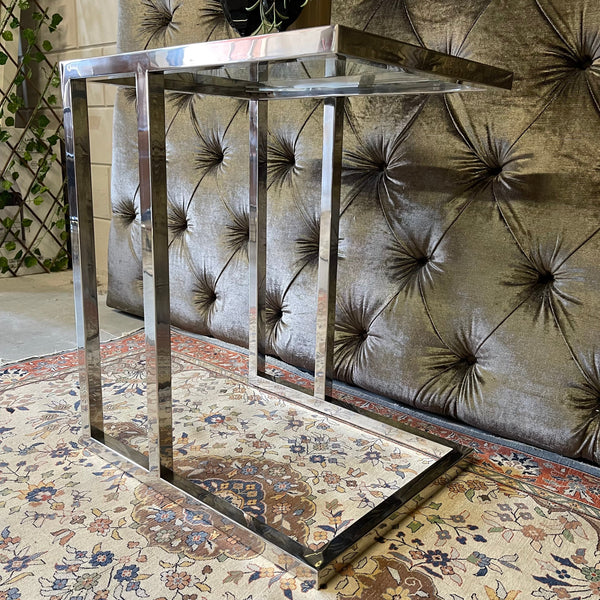 BIJZETTAFEL ARO WONEN DESIGN ZILVER