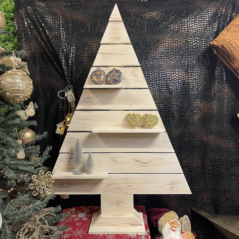 KERSTDECORATIE KERSTBOOM HOUT