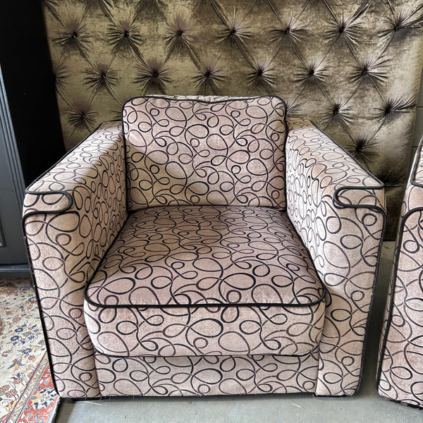 FAUTEUIL HENDERS & HAZEL THE BOSS SET 2 VINTAGE