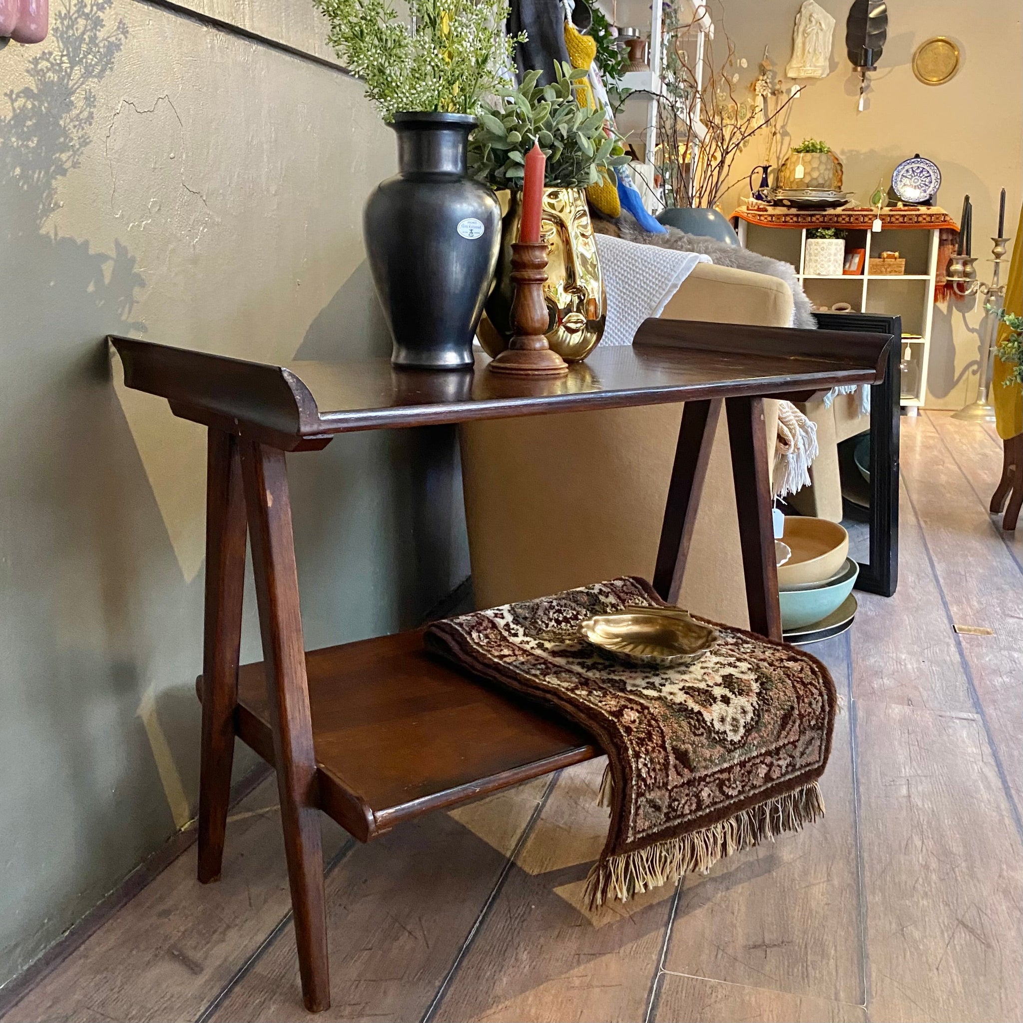 BIJZETTAFEL ISOBEL TEAKHOUT VINTAGE