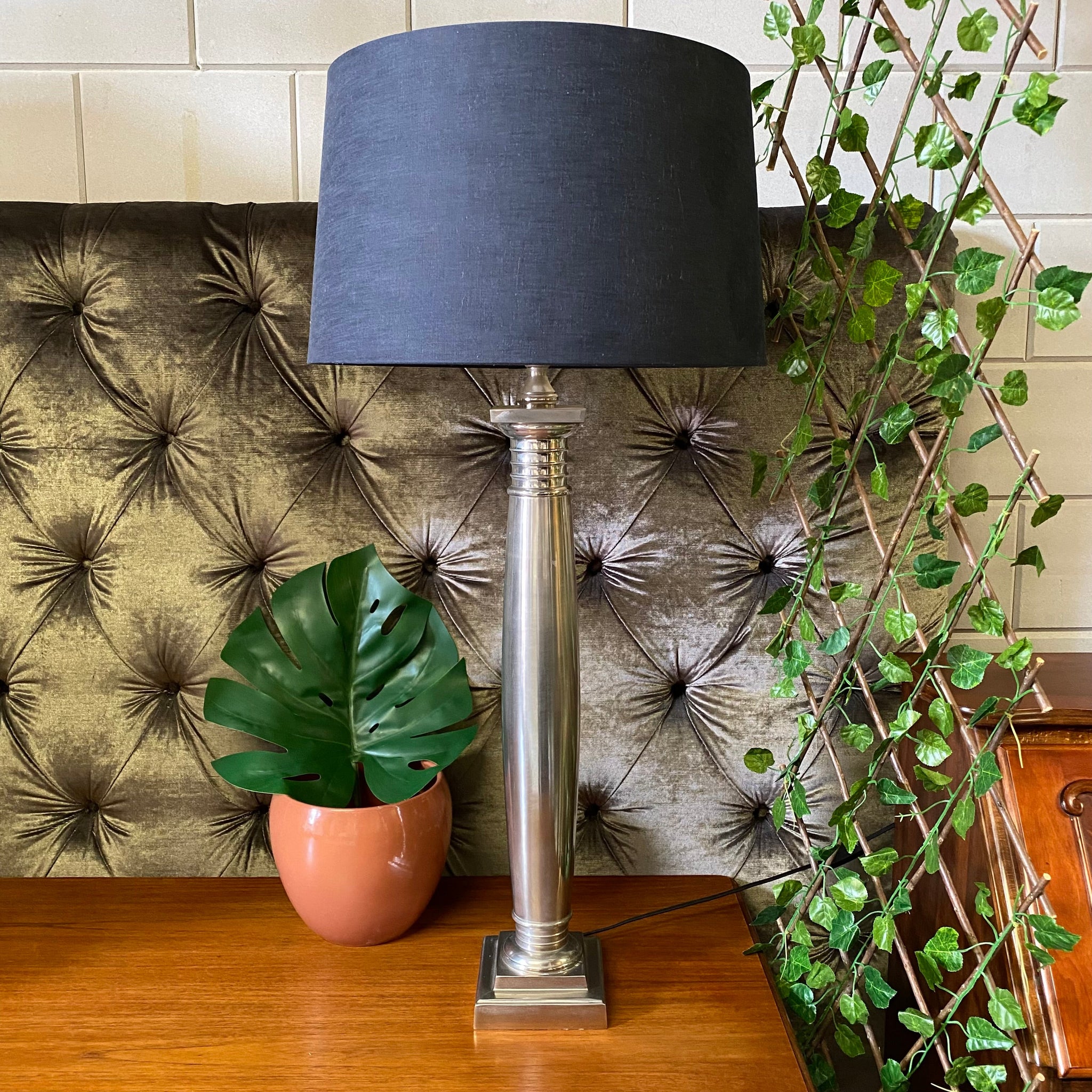 TAFELLAMP XL LIGHT & LIFESTYLE SILVER