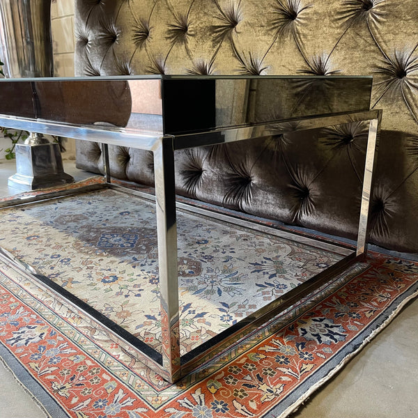 SALONTAFEL KARE DESIGN MOONSCAPE ZILVER