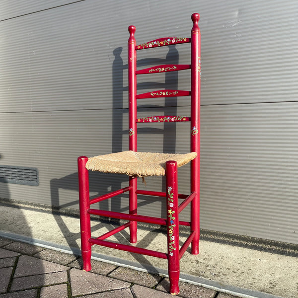KNOPSTOEL RUBY HANDGESCHILDERD VINTAGE