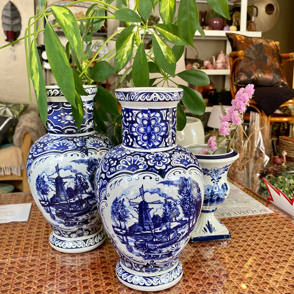 VAAS T.DELFT BLU MOLEN KERAMIEK VINTAGE